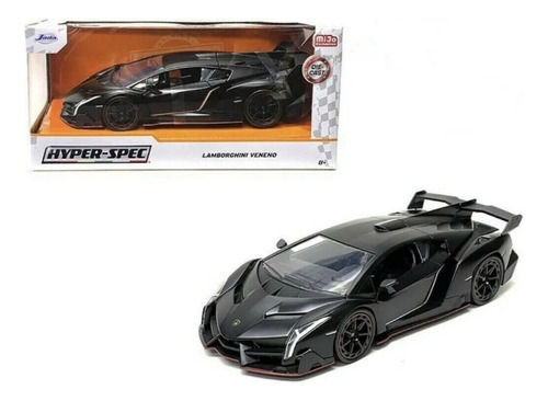 Lamborghini Veneno Negro Mate Jada Escala 1:24 