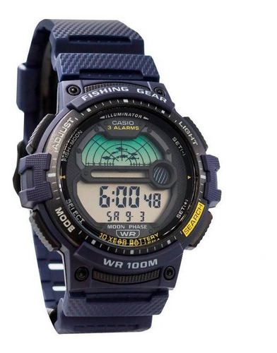 Reloj Casio Modo Pesca Ws-1200h-2avcf, 100% Original Y Nuevo