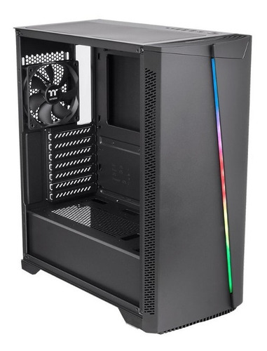 Imagen 1 de 2 de Gabinete Thermaltake Tt H350 Tg Templado Gamer Pc