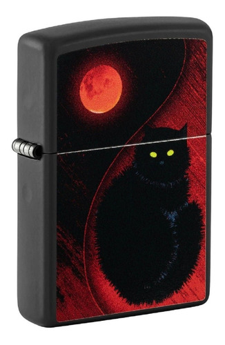 Encendedor Zippo Modelo 48453 Black Cat Design Garantia