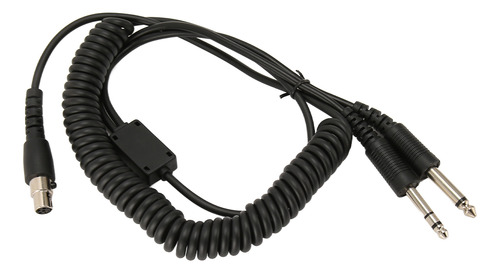 Cable Adaptador De Auriculares Mini Xlr A Ga De Doble Enchuf