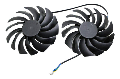 2x Pc 92mm 4 Pines Tarjeta Gráfica Fans 25dba Para Msi