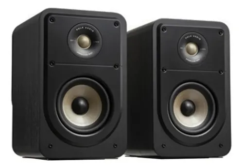 Par De Caixa Bookshelf Polk Audio Es15 Pretas Cor Preto | Frete grátis