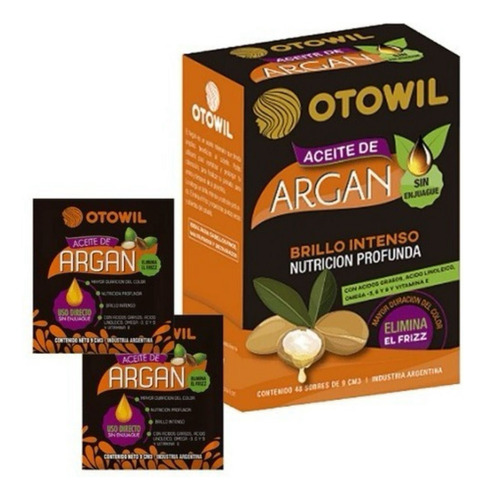 Aceite De Argan Otowil Caja X36 Sobres