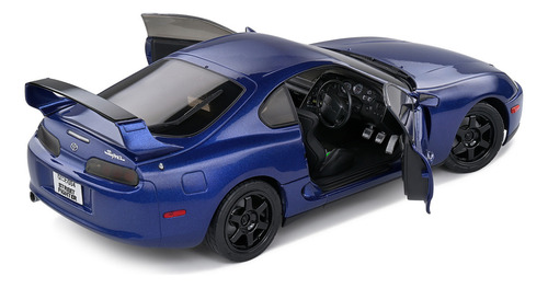 Miniatura Toyota Supra Mk4 A80 (Need For Speed) 1993 Azul 1:18 Solido