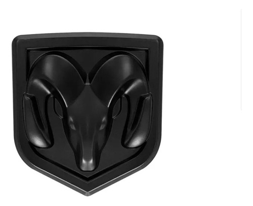Logo Emblema Dodge Color Negro-mate Nuevos Metal
