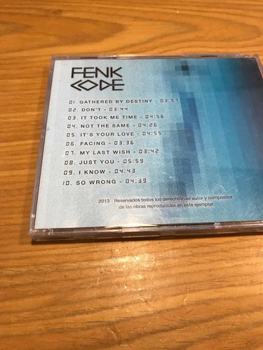 Fenix Code Facing Myself Cd Pop Electro Argentino 2013 (Usado)
