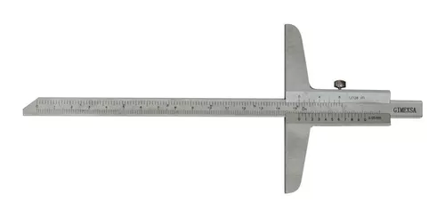 Calibrador vernier de 6 pulgadas 150mm para medir exterior, interior y  profundidad pretul