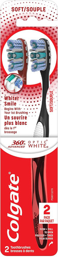 Colgate 360 ??optic White Cepillo De Dientes Blanqueador Ava