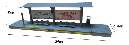5 Modelo De Estación De Autobuses 1:64, Paisaje, Accesorios