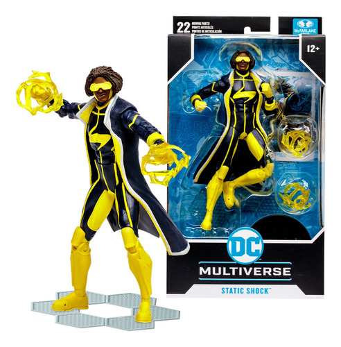 Figura Static Shock New 52 - Dc Multiverse  Mcfarlane