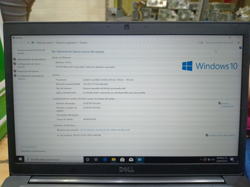 Laptop Core¡5 De 8tva Generación (Usado)