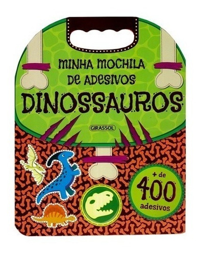 Livro Minha Mochila De Adesivos - Dinossauros