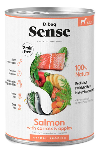 Dibaq Sense, Alimento Húmedo Lata 380gr (salmón)