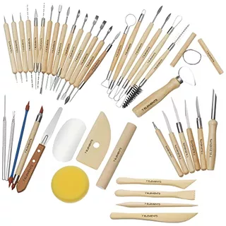 42-piece Pottery, Clay And Sculpting Tool Set, Complete...