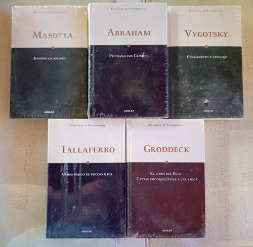 5 Libros Biblioteca De Psicoanálisis Aguilar Nuevos