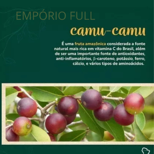 Kit 2 Unidades Camu Camu Em Po 200g Economize No Frete