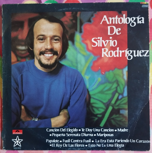 Silvio Rodríguez Lp Antología De Silvio Rodríguez Q