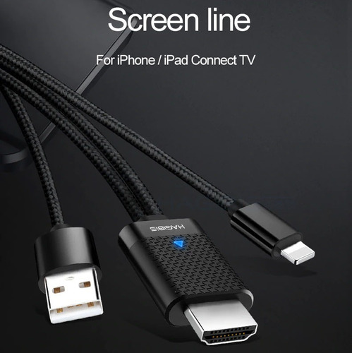 Adaptador Cable Lightning A Hdmi - iPhone - iPad - Hagibis