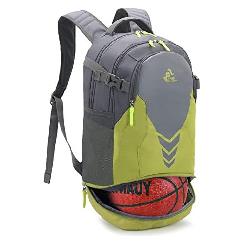 35l Basketball Backpack With Bottom Ball Compartment Â...