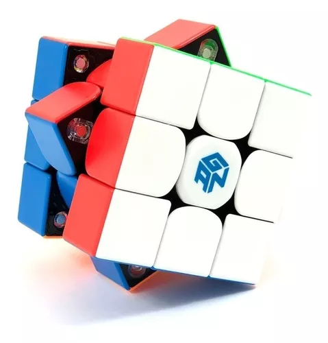 Cubo Mágico Profissional Gan 3x3x3 Magnético 356M + porcas GES :  : Brinquedos e Jogos