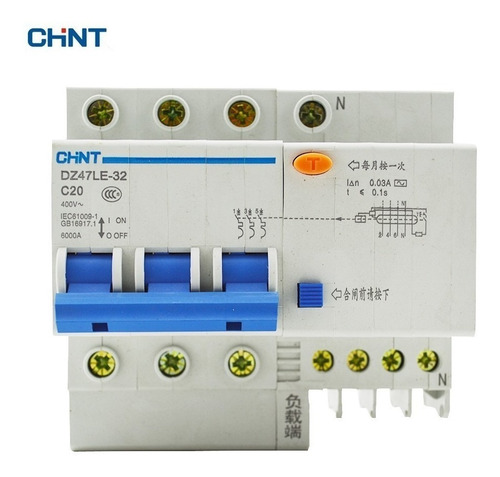 Chint Dz47le-32 3p N C20