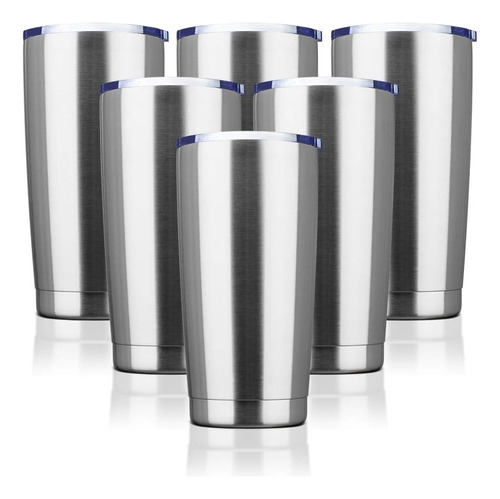 Vaso Termico De Acero Inoxidable Con Aislamiento-plata/6und