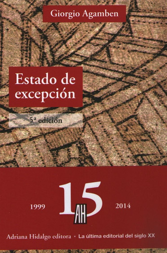 Estado De Excepcion (6ta.ed.)