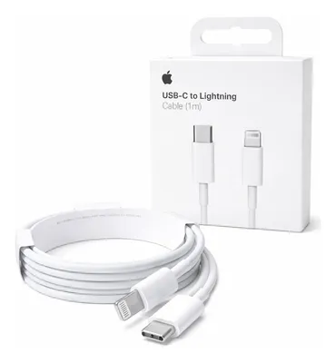 Cabo De Carregamento iPhone Original Apple Usb-c Lightning Branco