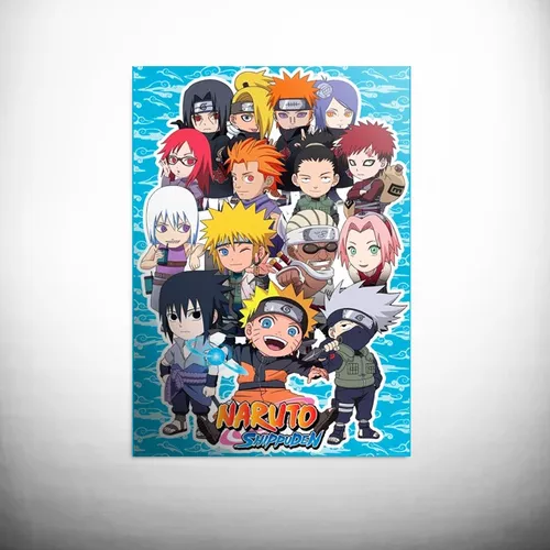 Naruto Shippuden Anime Main Characters Anime Poster