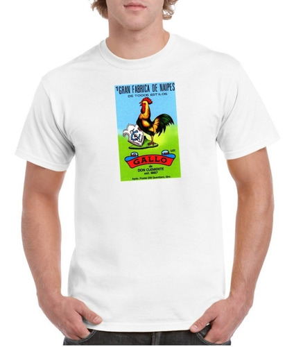 3 Playeras Carta Loteria Mexicana Cualquier Carta Clásica