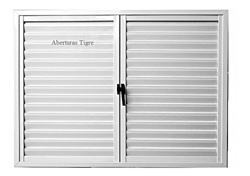 Postigo Celosía De Aluminio Blanco P/ventana 150x150 Cm 