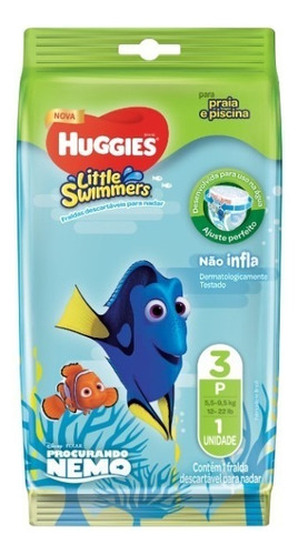 Fralda Descartável Infantil Praia & Piscina Huggies Little Swimmers P