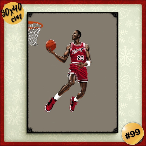 Pack De 5 Posters 30 X 40 Cm / Básquet Nba James Jordan Kobe