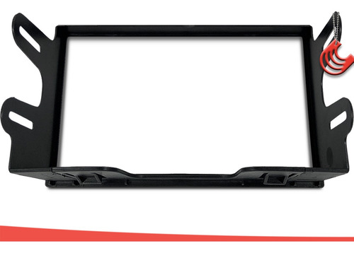 Imagem 4 de 10 de Moldura Painel 2 Din Multimidia Dvd Mp5 Golf Polo Bora Ecosport Fiesta Fox Para Aparelhos Padrão Chines