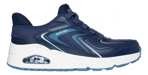 Zapatilla Niño Uno Azul Skechers