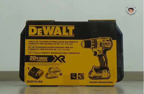 Dewalt Taladro/atornillador Inalambrico Dcd791d2 ½