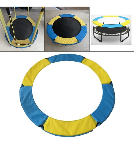 Alfombrilla De Seguridad Para Trampolín Amarillo Azul 1.4m