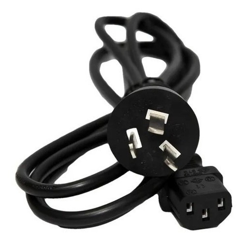 Cable Power 220v Interlock 3 Patas Fuente Monitor Pc Iram