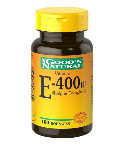 Vitamina E 400 Iu 100 Softgels - Unidad a $580