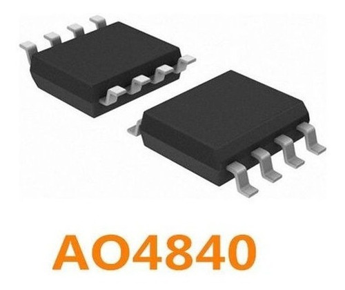 Imagen 1 de 1 de Ao4840 4840 Transistor Mosfet N Doble 40v 6a Sop8