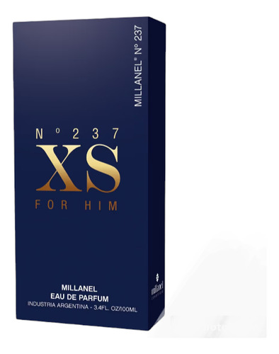 Perfume Millanel Nro: 237 Puré Xs Masculino. 60ml