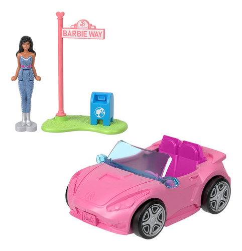 Barbie Mini Barbieland Vehículo Muñecas Convertible Rosa Multicolor
