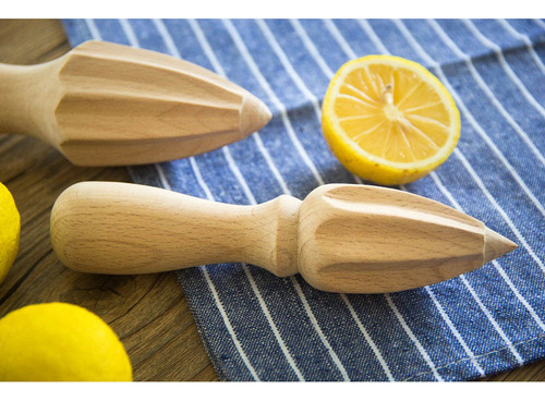 B Exprimidor De Cítricos De Madera Natural, Mini Exprimidor
