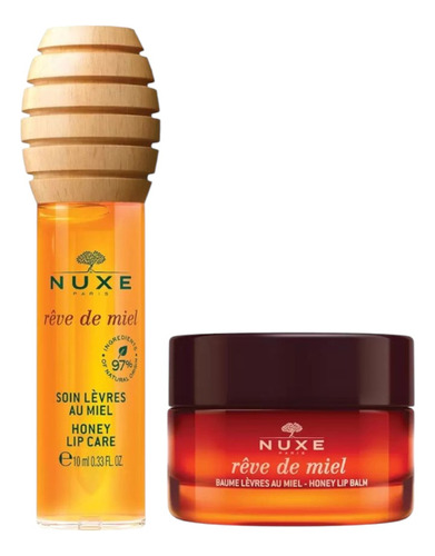 Pack Nuxe 2 Balsamos Labiales Día/noche 15gr/10ml De Miel