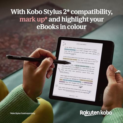 Kobo Libra Colour Ereader Pantalla Kaleido 3 Color Negro