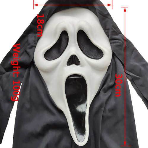 Máscara De Terror Con Cara De Fantasma Para Adultos