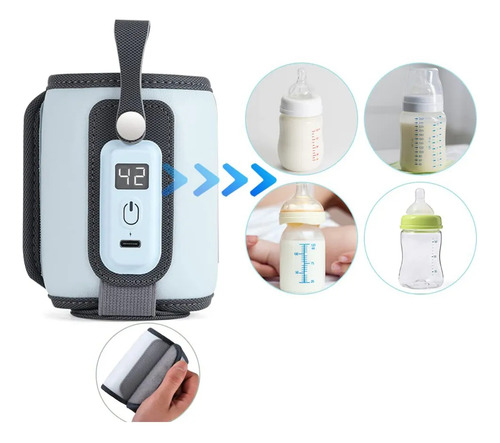 Aquecedor De Mamadeiras Usb Portátil De Temperatura Constant