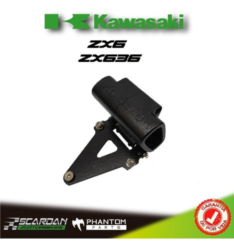  Portapatente Rebatible Fender Kawasaki Zx6 Zx636 2013-2018