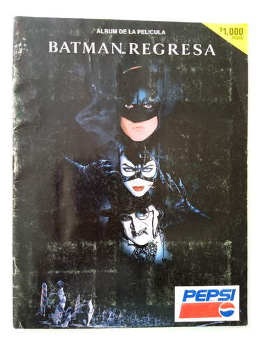 Album De Estampas De La Pelicula Batman Regresa. Con 70 Est